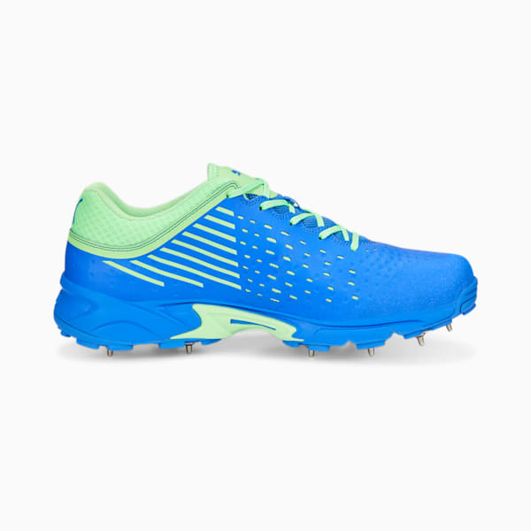 Spike 22.1 Men's Cricket Shoes, Bluemazing-Elektro Green-Puma White
