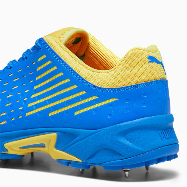 Spike 22.1 Cricket Shoes, Ultra Blue-Yellow Blaze-PUMA White, extralarge-IND