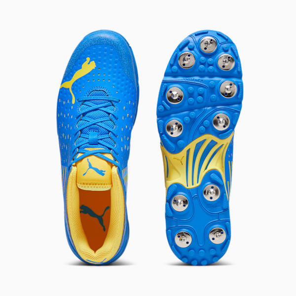 Spike 22.1 Cricket Shoes, Ultra Blue-Yellow Blaze-PUMA White, extralarge-IND