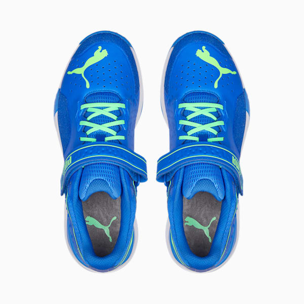 Puma green cricket shoes shop