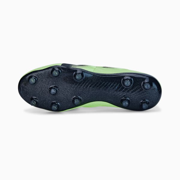 King Platinum 21 VGN FG/AG Men's Soccer Cleats, Fizzy Light-Asphalt-PUMA Black