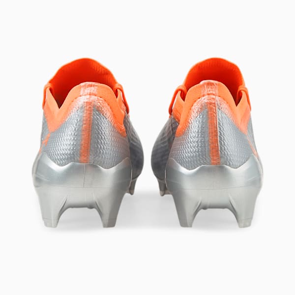 ULTRA 1.4 FG/AG Unisex Football Boots, Diamond Silver-Neon Citrus