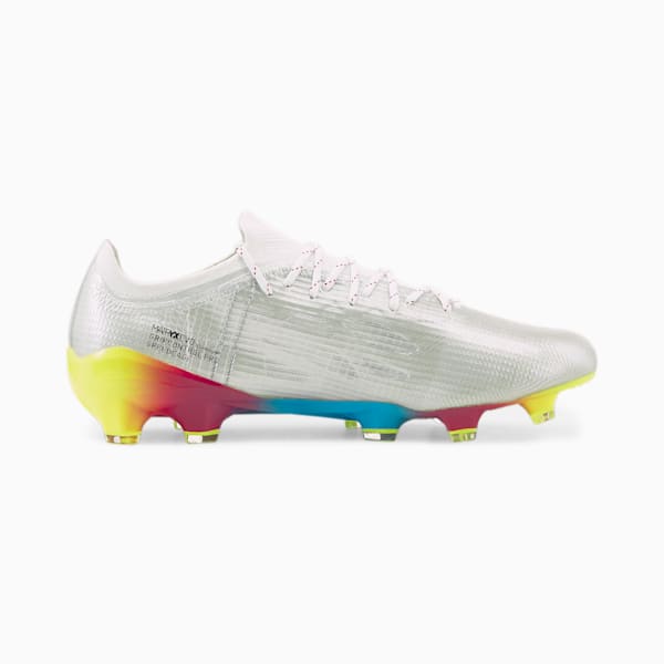 ULTRA 1.4 FG/AG Unisex Football Boots, Puma White-Puma Black-Yellow Alert, extralarge-IND