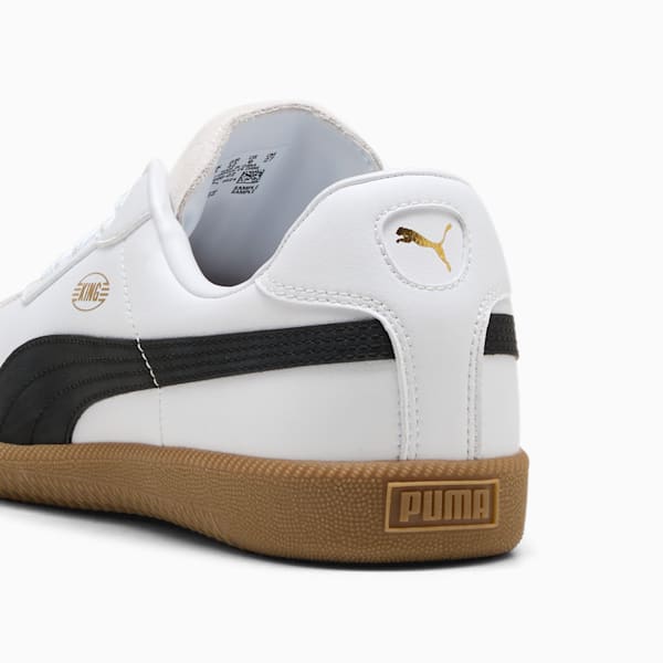 メンズ プーマ キング 21 IT サッカー トレーニング シューズ, Puma White-Puma Black-Gum, extralarge-JPN