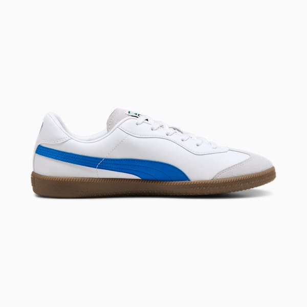 メンズ プーマ キング 21 IT サッカー トレーニング シューズ, PUMA White-Bluemazing, extralarge-JPN