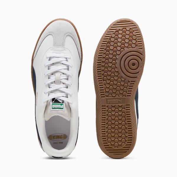 メンズ キング 21 IT サッカー トレーニングシューズ, PUMA White-New Navy-Silver Mist, extralarge-JPN