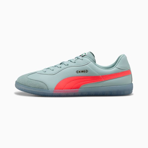 メンズ キング 21 IT サッカー トレーニングシューズ, Modern Mint-Glowing Red, extralarge-JPN