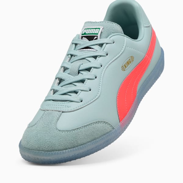 メンズ キング 21 IT サッカー トレーニングシューズ, Modern Mint-Glowing Red, extralarge-JPN