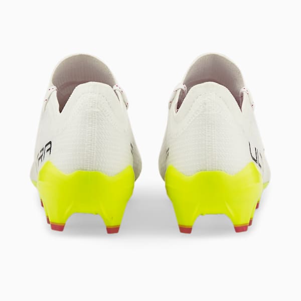ULTRA 2.4 FG/AG Men's Football Boots, Puma White-Puma Black-Yellow Alert