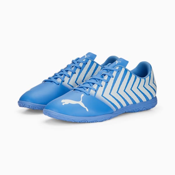 TACTO II IT Men's Soccer Cleats, Dusky Blue-PUMA White, extralarge