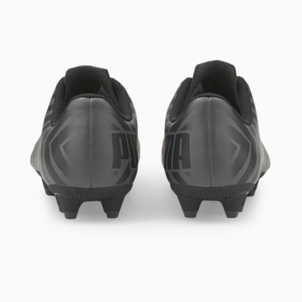 Chaussures de soccer à crampons TACTO II FG/AG Enfant et adolescent, Puma Black-CASTLEROCK, extralarge