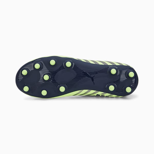 Souliers de soccer à crampons TACTO II FG/AG pour grands enfants, Jaune frais-nuit parisienne