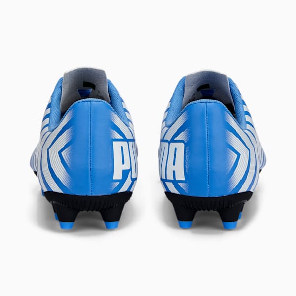 TACTO II FG/AG Youth Football Boots, Dusky Blue-PUMA White, extralarge-IND