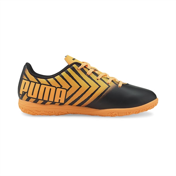 TACTO TT Youth Indoor Court Shoes, Puma Black-Neon Citrus, extralarge-IND
