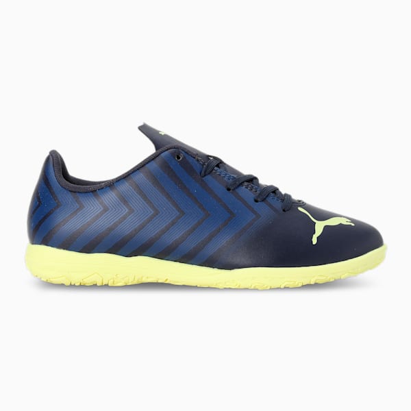 TACTO TT Youth Indoor Court Shoes, Parisian Night-Fresh Yellow-Blazing Blue, extralarge-IND