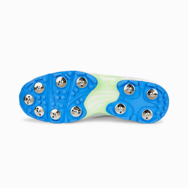 Spike 22.2 Cricket Shoes, Puma White-Elektro Green-Bluemazing, extralarge-IND