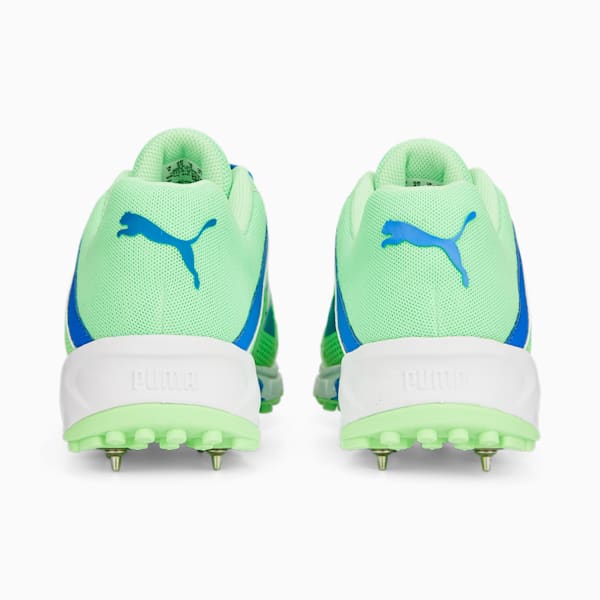 PUMA Spike 22.2  Cricket Shoes, Elektro Green-Bluemazing-Puma White, extralarge-IND