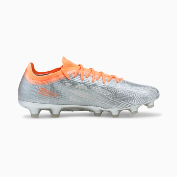 ULTRA 1.4 HG Men's Football Boots, Diamond Silver-Neon Citrus, extralarge-IND