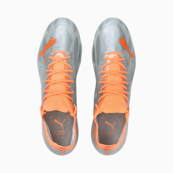 ULTRA 1.4 HG Men's Football Boots, Diamond Silver-Neon Citrus, extralarge-IND