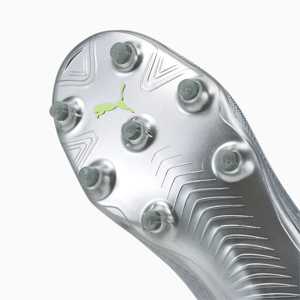 Botines de fútbol ULTRA 1.4 FG/AG para mujer, Diamond Silver-Fizzy Light