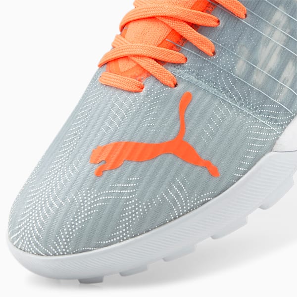 ULTRA 3.4 TT Men's Soccer Cleats, Diamond Silver-Neon Citrus, extralarge