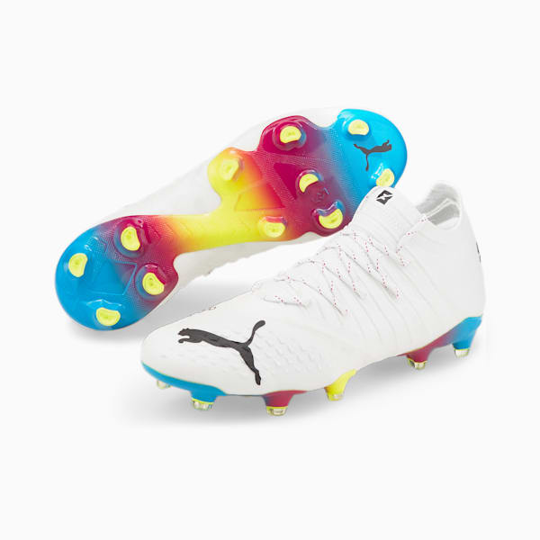 FUTURE 1.3 FG/AG Men's Football Boots, Puma White-Ocean Dive-Puma Black, extralarge-GBR