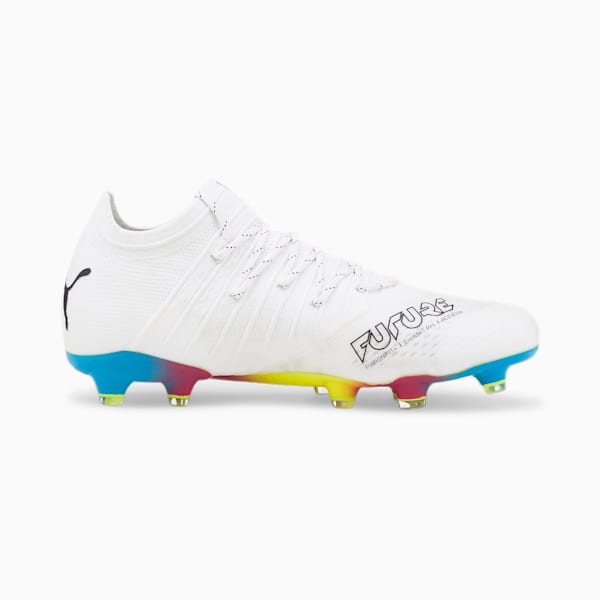 FUTURE Z 1.3 FG/AG Men's Football Boots, Puma White-Ocean Dive-Puma Black, extralarge-IND