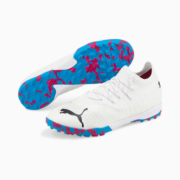 FUTURE Z 1.3 Pro Cage Men's Football Boots, Puma White-Ocean Dive-Puma Black, extralarge-IND