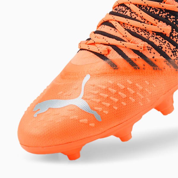 FUTURE Z 2.3 FG/AG Soccer Cleats Big Kids, Neon Citrus-Diamond Silver-Puma Black, extralarge