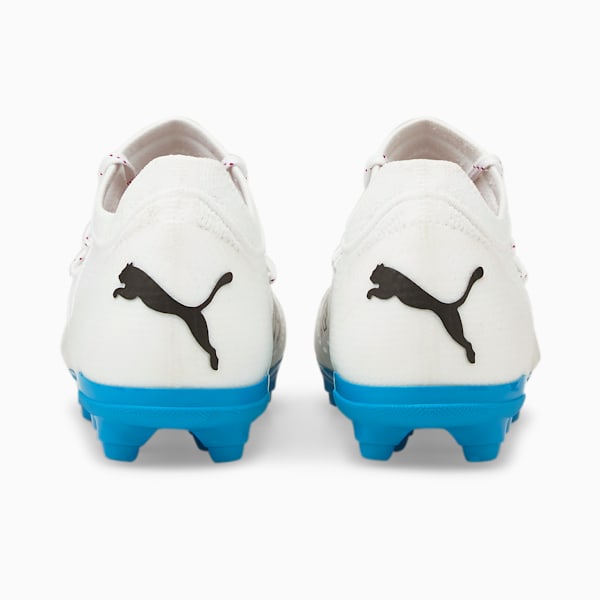 FUTURE 2.3 FG/AG Youth Football Boots, Puma White-Ocean Dive-Puma Black