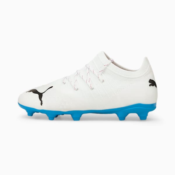 FUTURE 2.3 FG/AG Youth Football Boots, Puma White-Ocean Dive-Puma Black, extralarge-GBR