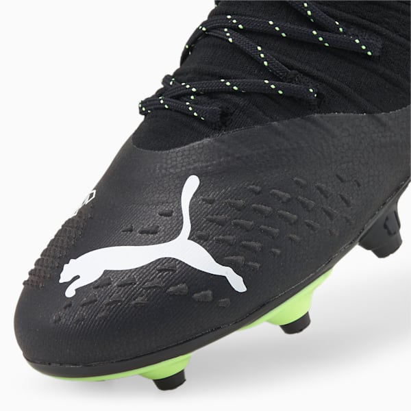 FUTURE Z 2.3 FG/AG Soccer Cleats Big Kids, Puma Black-Puma White-Fizzy Light, extralarge