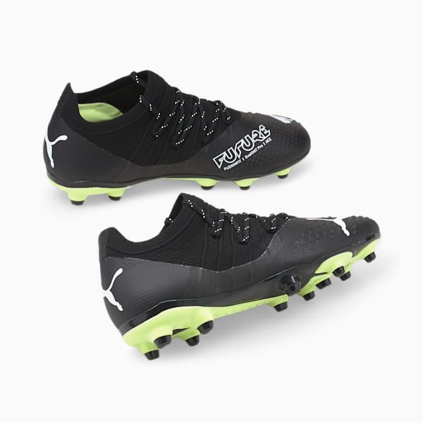 FUTURE Z 2.3 FG/AG Soccer Cleats Big Kids, Puma Black-Puma White-Fizzy Light, extralarge