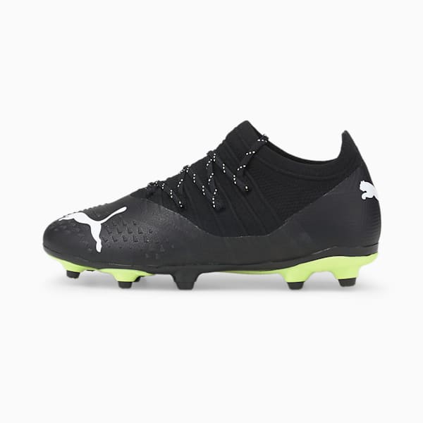 FUTURE Z 2.3 FG/AG Soccer Cleats Big Kids, Puma Black-Puma White-Fizzy Light, extralarge