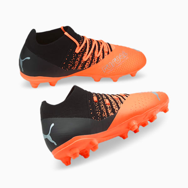 FUTURE Z 3.3 FG/AG Soccer Cleats Big Kids, Neon Citrus-Diamond Silver-Puma Black