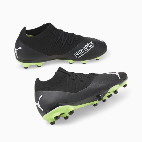 FUTURE 3.3 FG/AG Youth Football Boots, Puma Black-Puma White-Fizzy Light