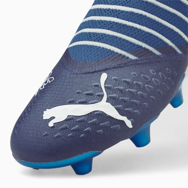 FUTURE 1.3 Glow FG/AG Men's Football Boots, Limoges-Puma White-Mykonos Blue