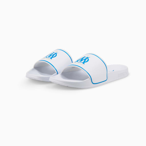 OM Leadcat 2.0 Unisex Sandals, Puma White-Bleu Azur, extralarge-IND