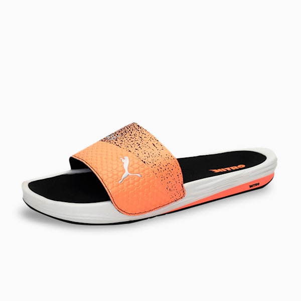 Nitrocat Future Z Unisex Slides, Puma Black-Neon Citrus-Puma White, extralarge-IND