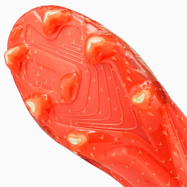 メンズ ウルトラ アルティメット FG/AG サッカー スパイク, Fiery Coral-Fizzy Light-Puma Black