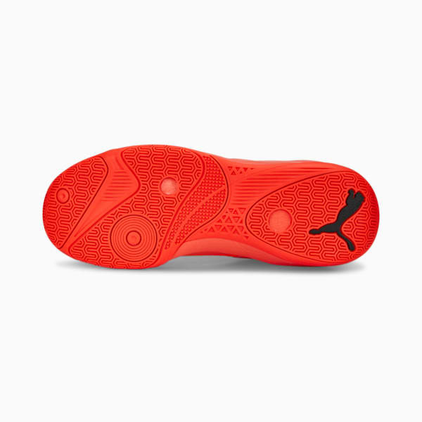 Eliminate Pro II Indoor Sports Shoes, Red Blast-Fast Yellow-PUMA Black, extralarge-IND