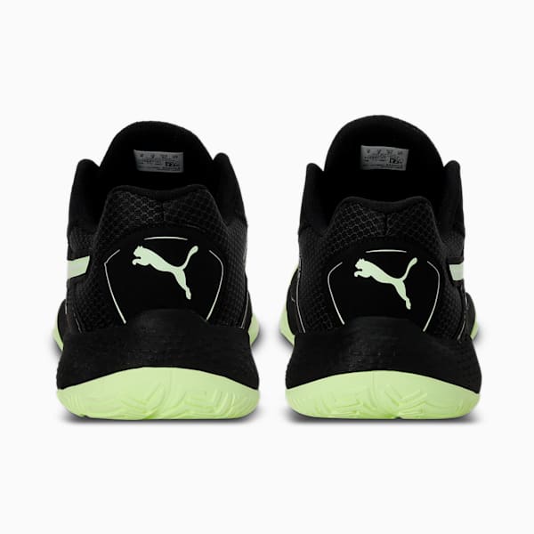 Solarstrike II Indoor Sports Shoes, Puma Black-Puma White-Fizzy Light, extralarge-IND