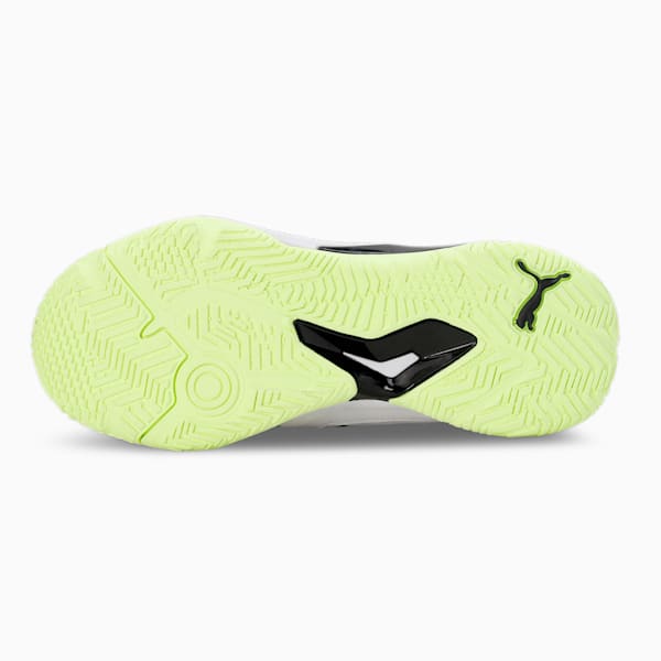 Solarstrike II Indoor Sports Shoes, Puma White-Fizzy Light-PUMA Black, extralarge-IND