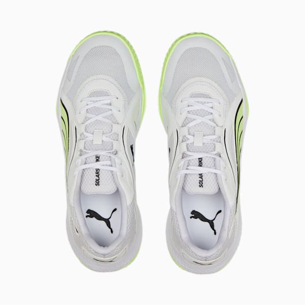 Solarstrike II Racquet Sports Shoes, Puma White-Fizzy Light-PUMA Black