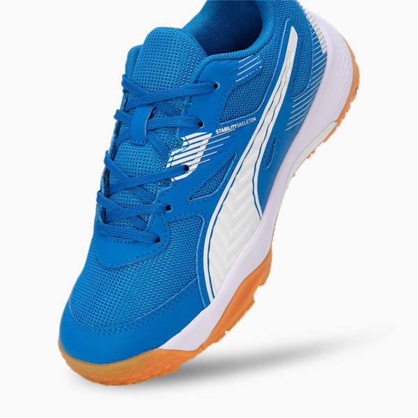 Solarflash II Youth Indoor Sports Shoes, Puma Royal-Puma White-Gum, extralarge-IND
