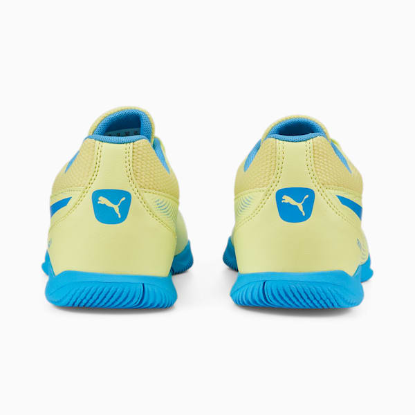 TRUCO IIl Unisex Indoor Sports Shoes, Fresh Yellow-Bleu Azur-Puma White, extralarge-IND