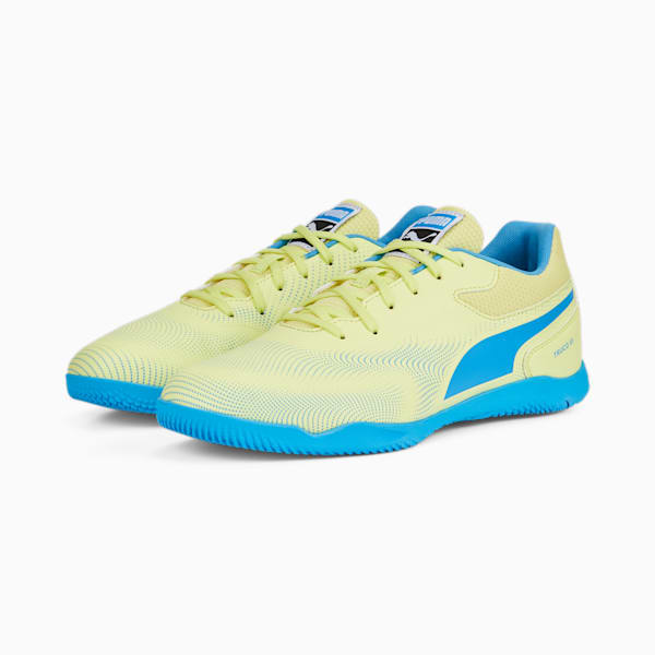 TRUCO IIl Indoor Sports Shoes, Fresh Yellow-Bleu Azur-Puma White, extralarge-IND