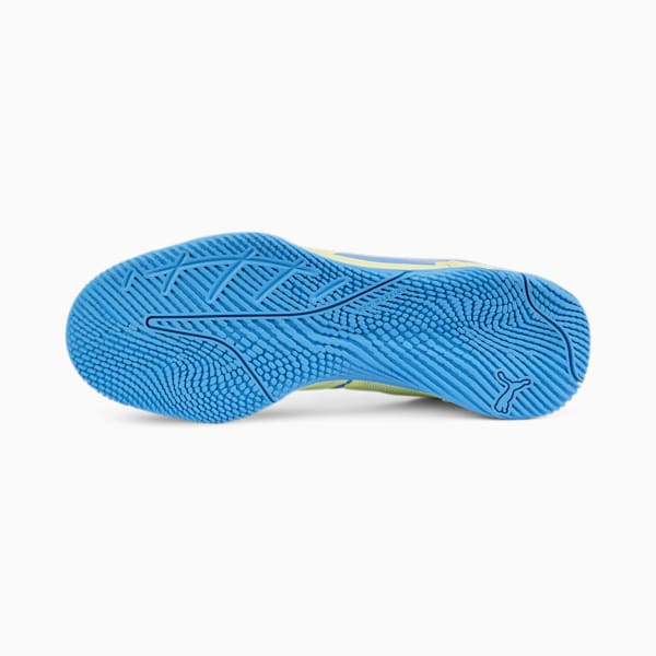 TRUCO IIl Unisex Indoor Sports Shoes, Fresh Yellow-Bleu Azur-Puma White, extralarge-IDN