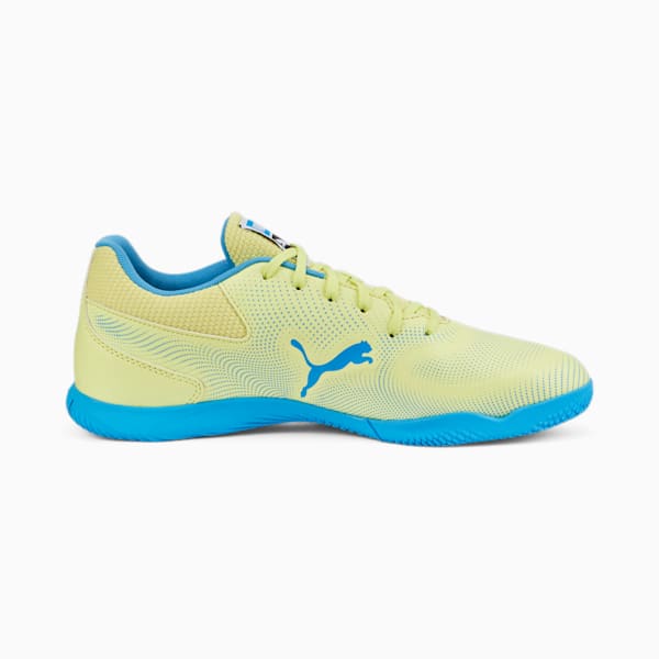 TRUCO IIl Unisex Indoor Sports Shoes, Fresh Yellow-Bleu Azur-Puma White, extralarge-IND