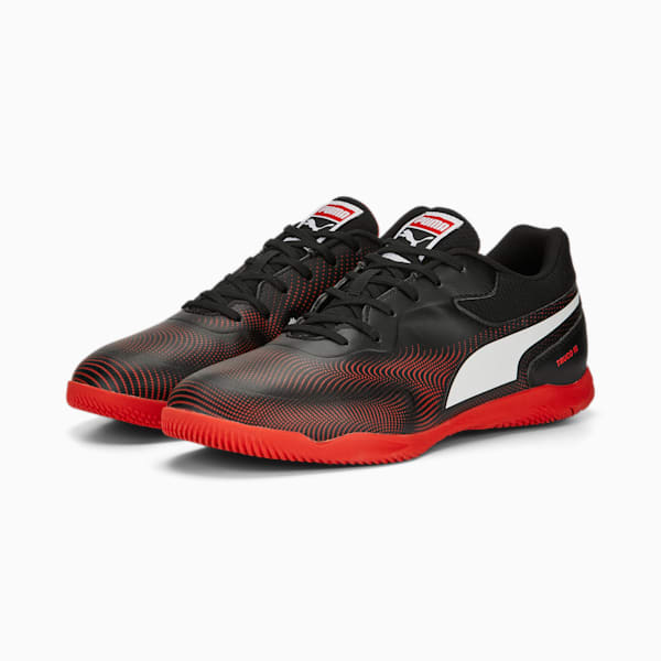 TRUCO IIl Unisex Indoor Sports Shoes, PUMA Black-PUMA Red, extralarge-IND